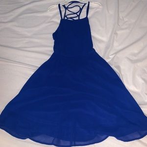 Blue dress